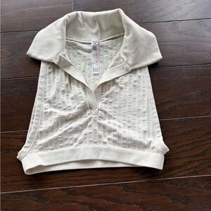 Urban Outfitters Cream Collared Top